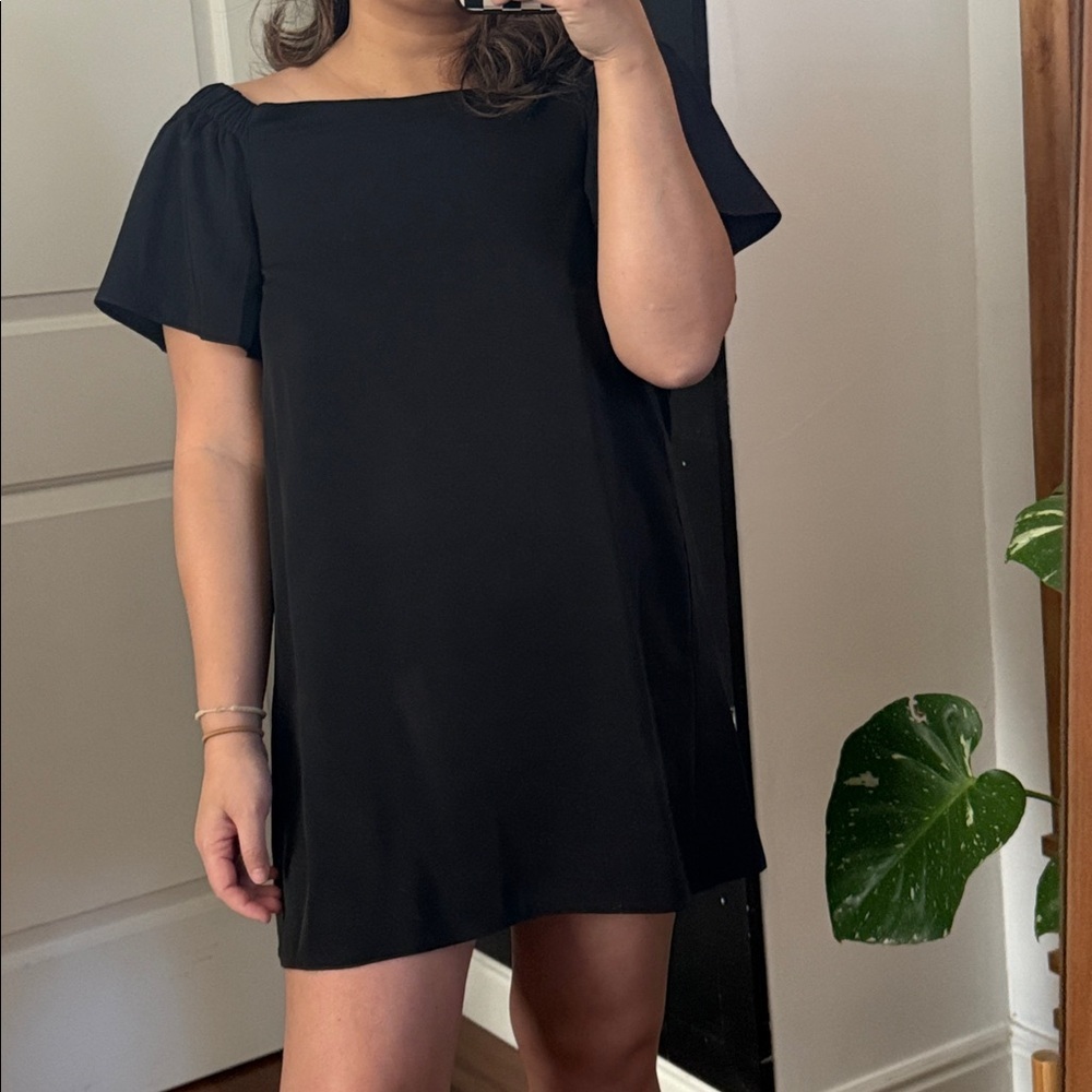 WHITE FOX Off shoulder Mini Black Dress. Size‎ S